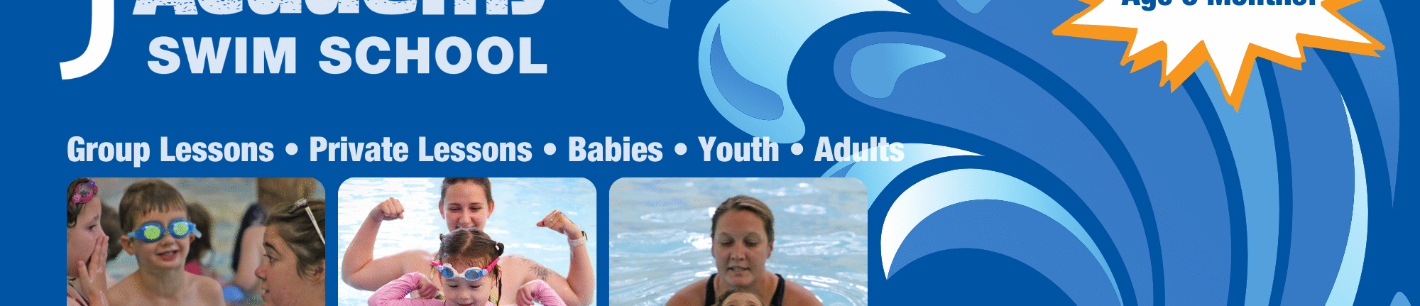J Splash Academy Swim School: Group Lessons, Private Lessons, Babies, Youth, Adults.