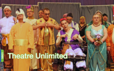 The cast of Theatre Unlimited's production of Disney Aladdin