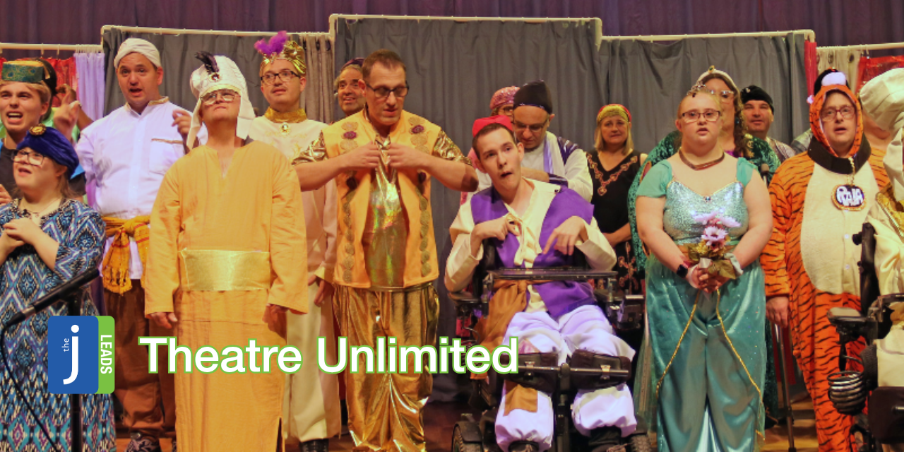 The cast of Theatre Unlimited's production of Disney Aladdin