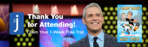 Andy Cohen Trial Pass Banner
