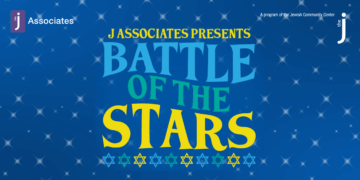 J Associates Presents Battle of the Stars! (Includes the J Associates and the J logos. J Associates is a program the the J, the Jewish Community Center of St. Louis.)