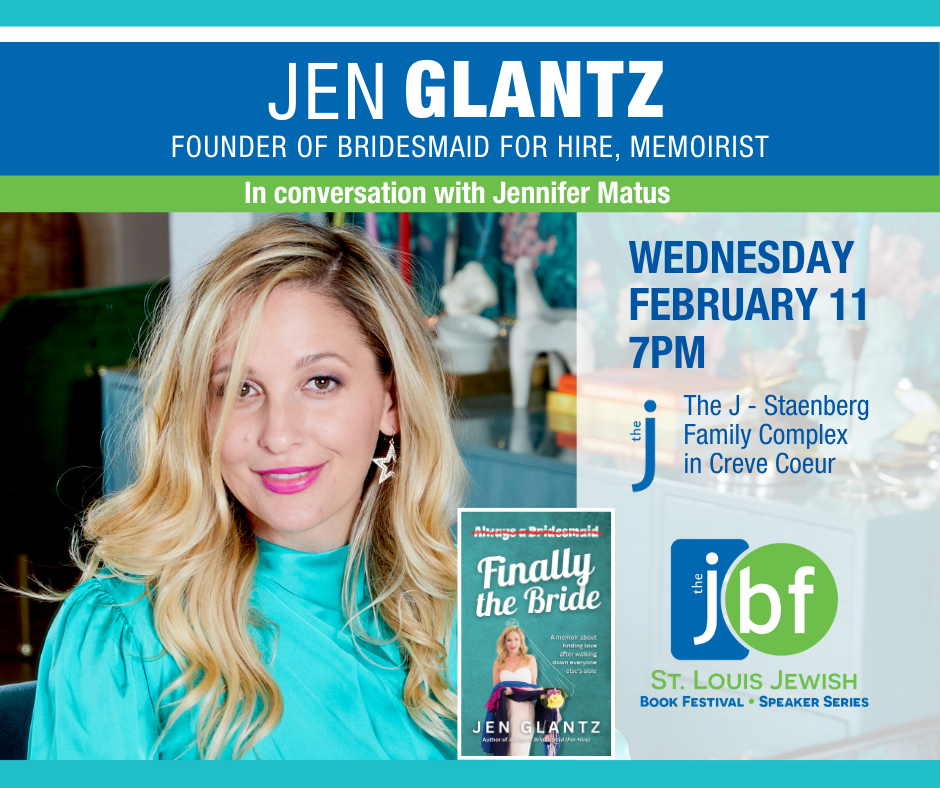 Jen Glantz, Founder of Bridesmain for Hire, Memoirist, Author of Finally the Bride (linked to details)