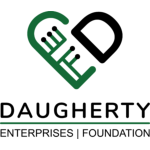 Daugherty Enterprises and Foundation (logo white background)