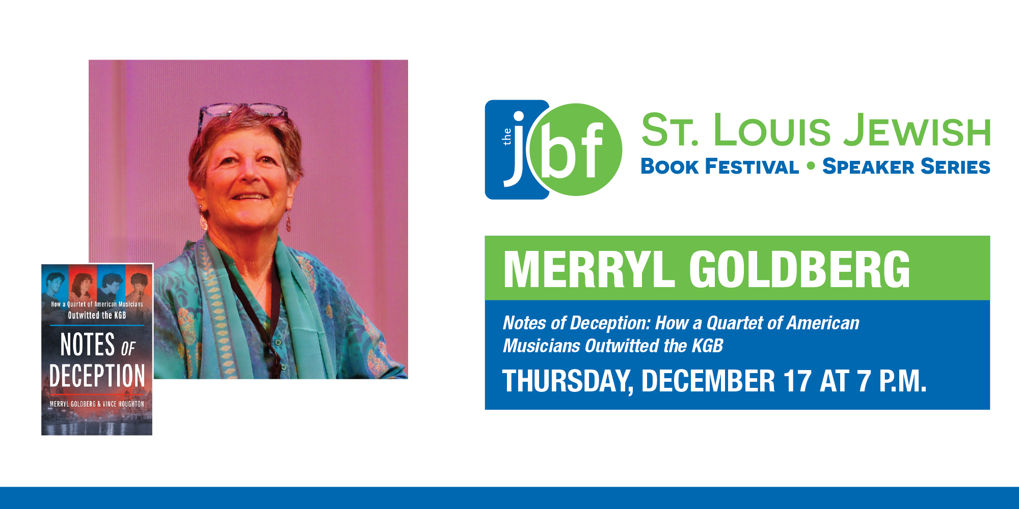 Merryl Goldberg and her book, part of the 2026 Jewish Book Festival & Speaker Series